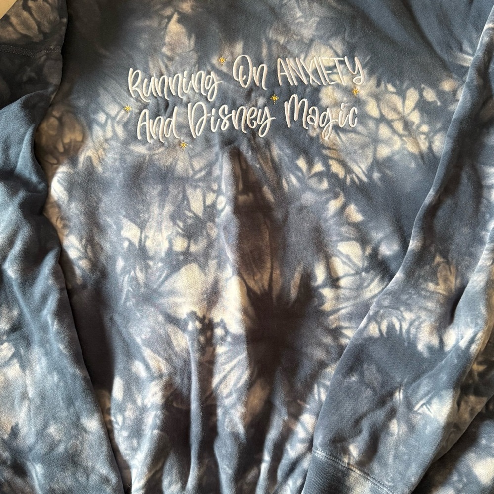 Disney Tie-Dye Embroidered Sweatshirt